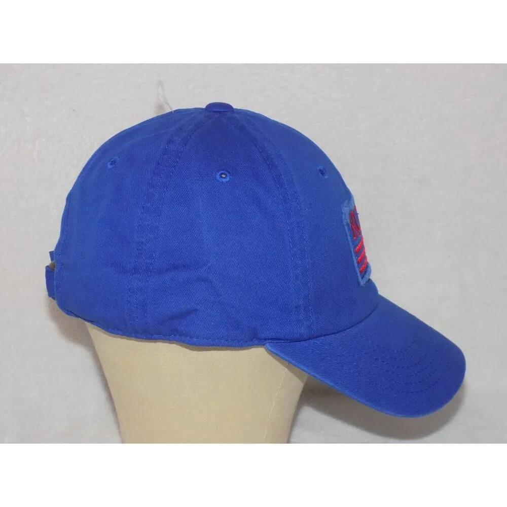 KU Kansas University (Blue) Jayhawks Flag Adjustable Cap College Hat - Picture 4 of 6